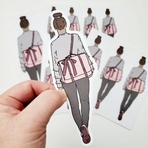 LB073 She Walks Her Path, Creates Her Own Future Poshmark Sticker [Price Firm]